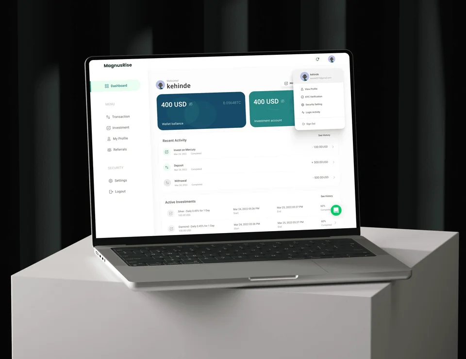 MagnusRise – Investment Platform